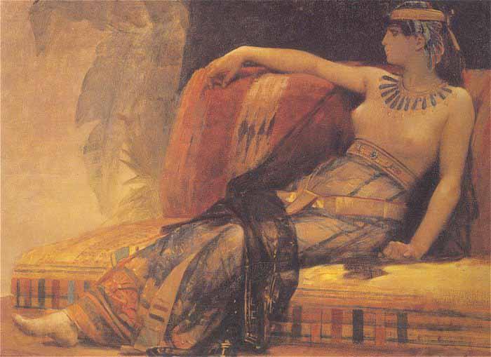 Alexandre Cabanel Cleopatra Testing Poisons on Condemned Prisoners France oil painting art
